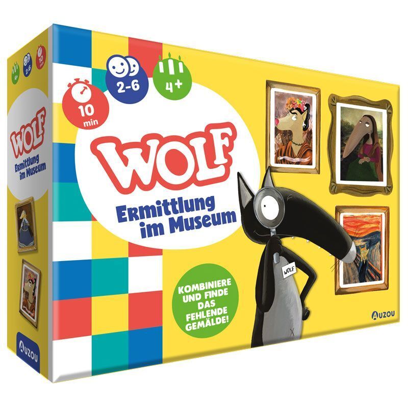 Cover: 3760354050829 | Wolf - Ermittlung im Museum | Sylvain Ménager | Spiel | Karton | 2023