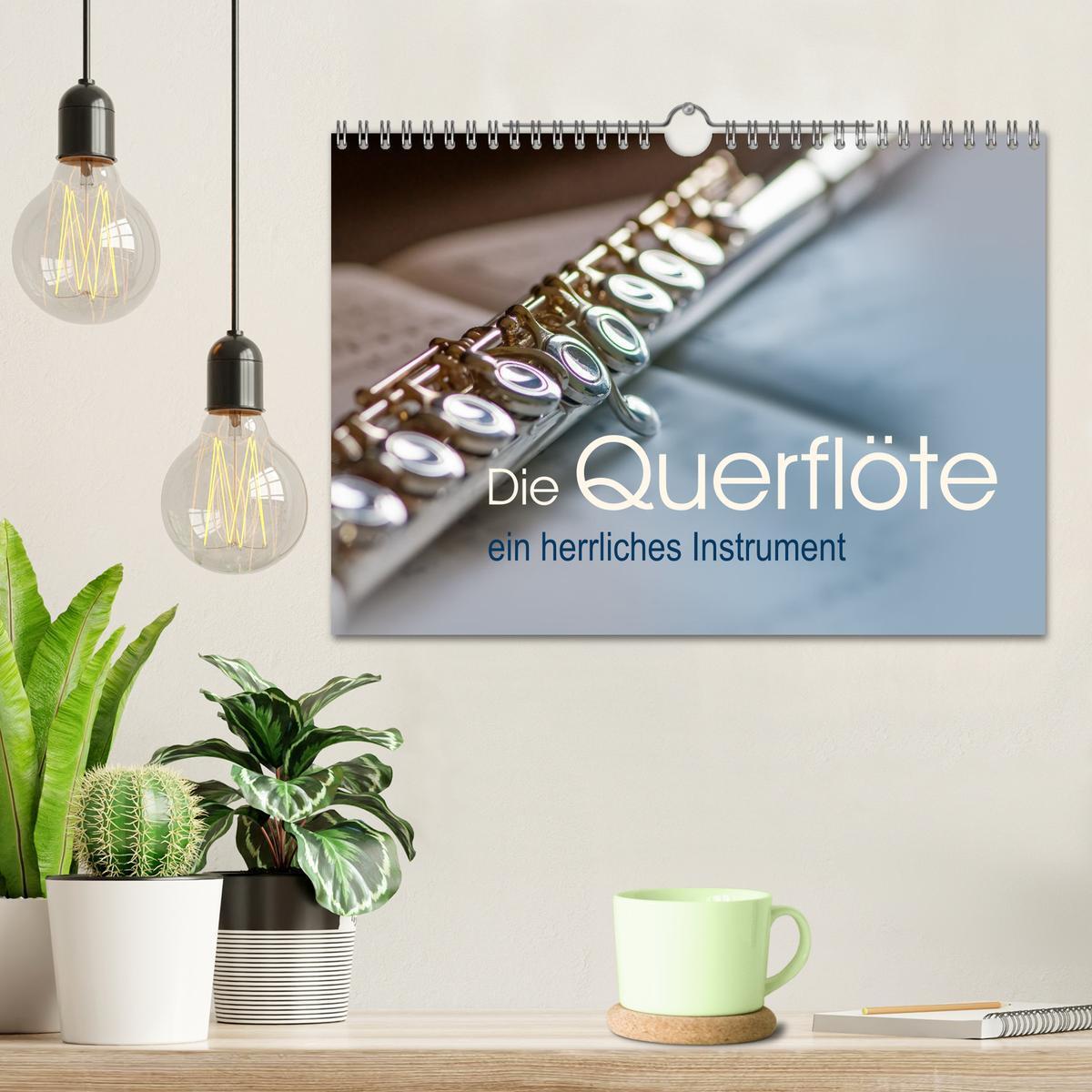 Bild: 9783383835551 | Die Querflöte, ein herrliches Instrument (Wandkalender 2025 DIN A4...