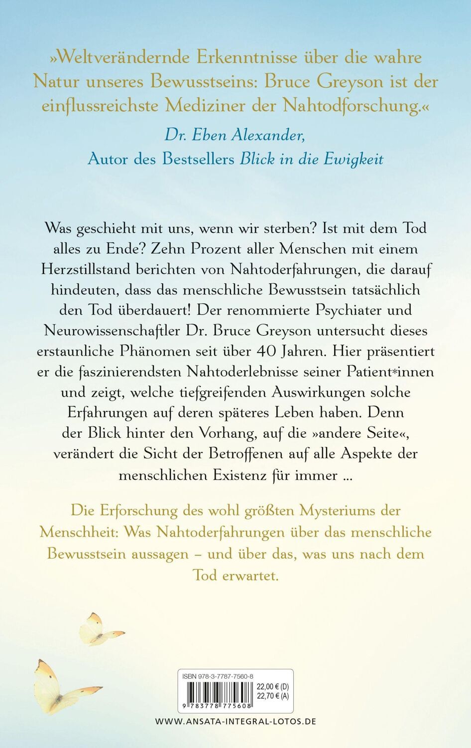 Bild: 9783778775608 | Nahtod. Grenzerfahrungen zwischen den Welten | Bruce Greyson | Buch