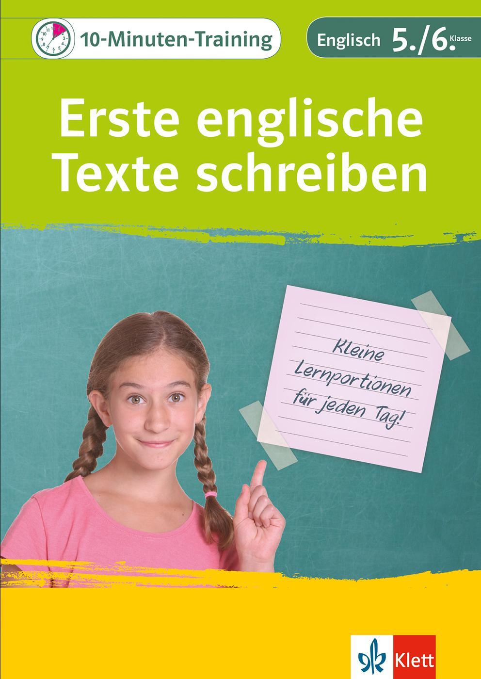 Cover: 9783129275184 | 10-Minuten-Training Englisch Aufsatz: Erste englische Texte...