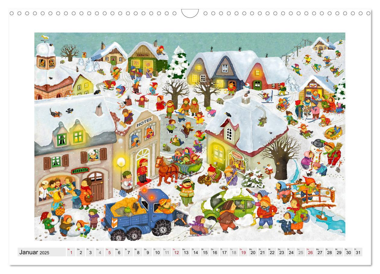 Bild: 9783435416042 | Meine kleine Wimmelwelt (Wandkalender 2025 DIN A3 quer), CALVENDO...