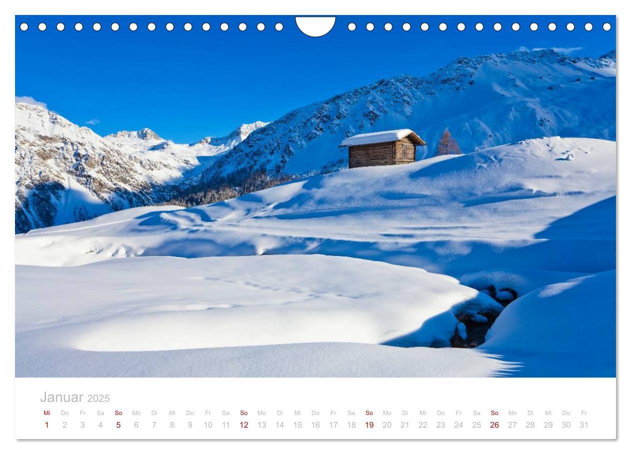 Bild: 9783435776023 | Graubünden Engadin 2025 (Wandkalender 2025 DIN A4 quer), CALVENDO...