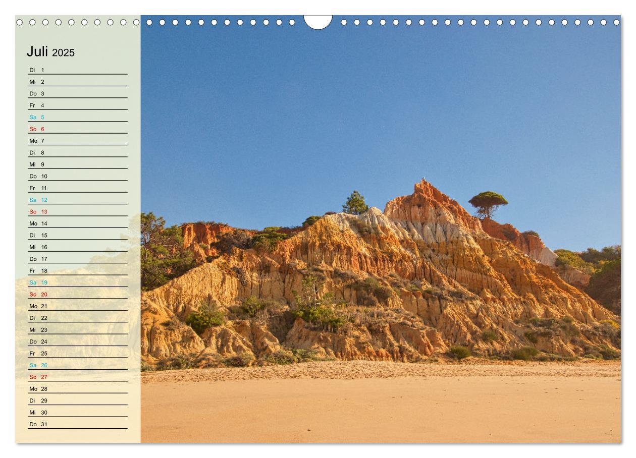 Bild: 9783435091980 | Die Küste der Algarve (Wandkalender 2025 DIN A3 quer), CALVENDO...