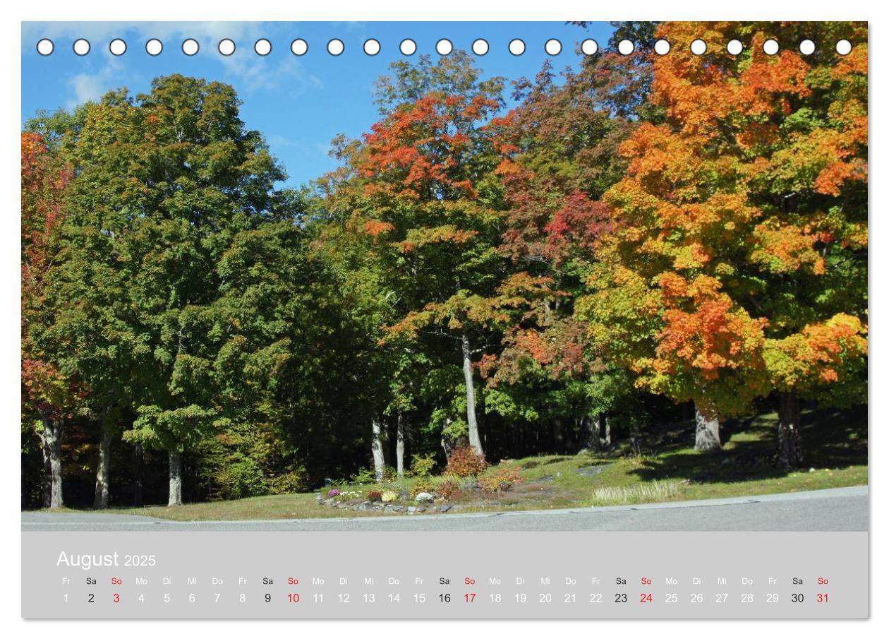 Bild: 9783435682812 | Indian Summer in New England (Tischkalender 2025 DIN A5 quer),...