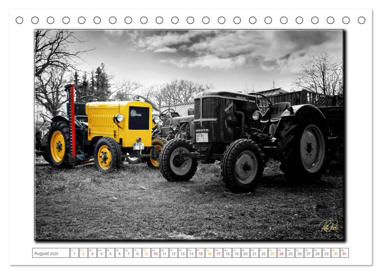 Bild: 9783435629893 | Oldtimer - nostalgische Traktoren und Lastwagen (Tischkalender 2025...