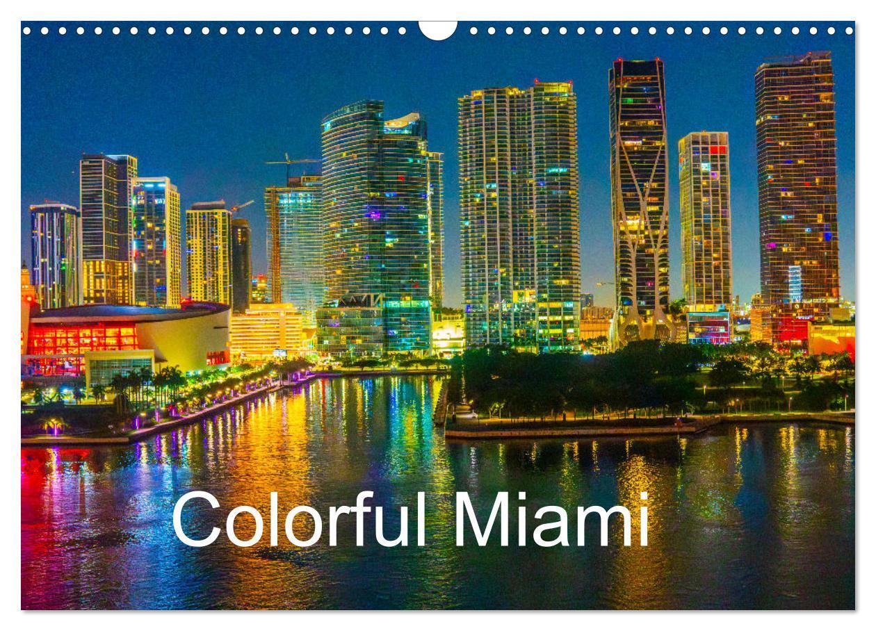 Cover: 9781325925773 | Colorful Miami (Wall Calendar 2025 DIN A3 landscape), CALVENDO 12...