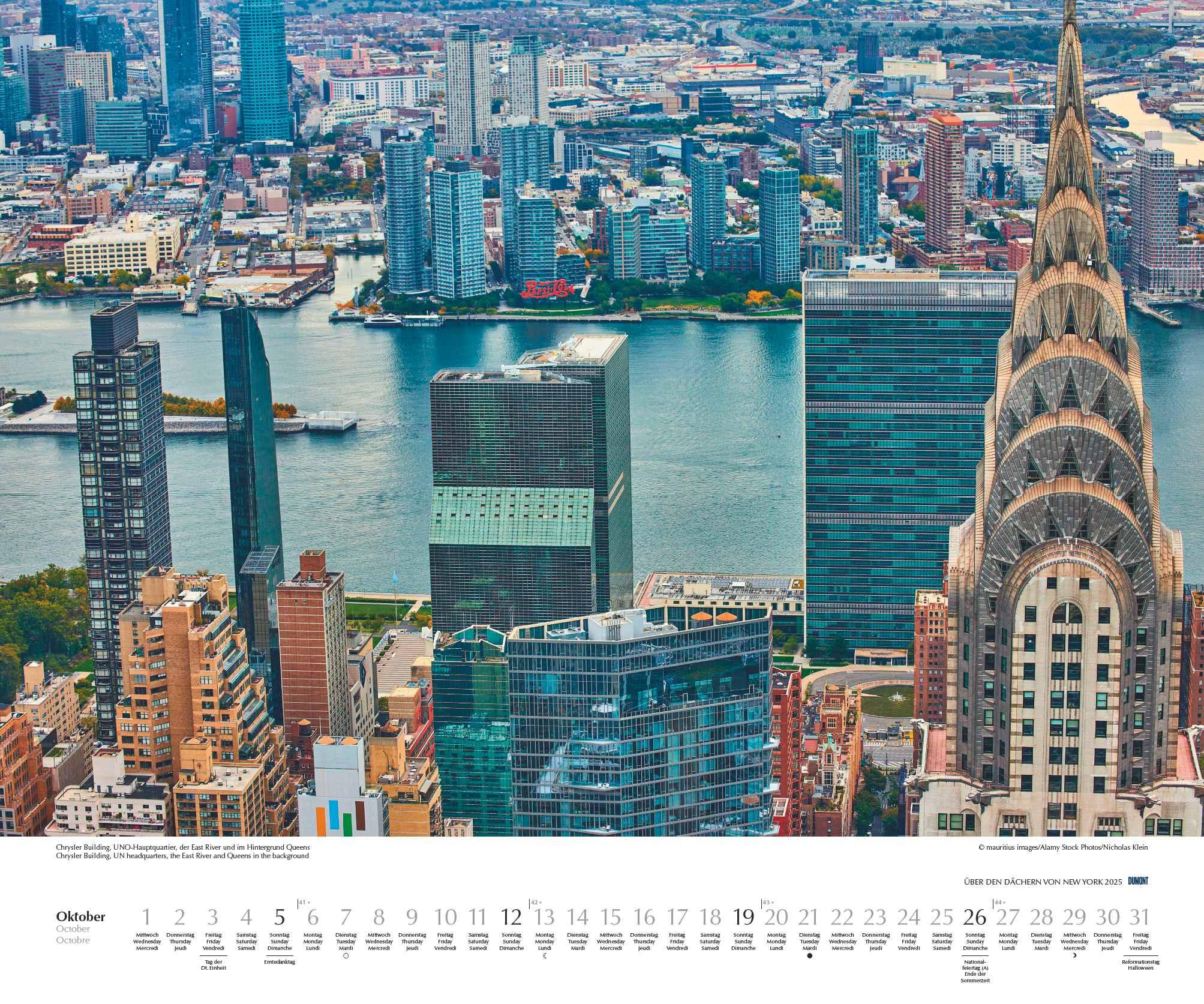 Bild: 4250809653754 | Über den Dächern von New York 2025 | Kalender | 30 S. | Deutsch | 2025