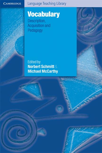 Cover: 9780521585514 | Vocabulary | Description, Acquisition and Pedagogy | Schmitt (u. a.)