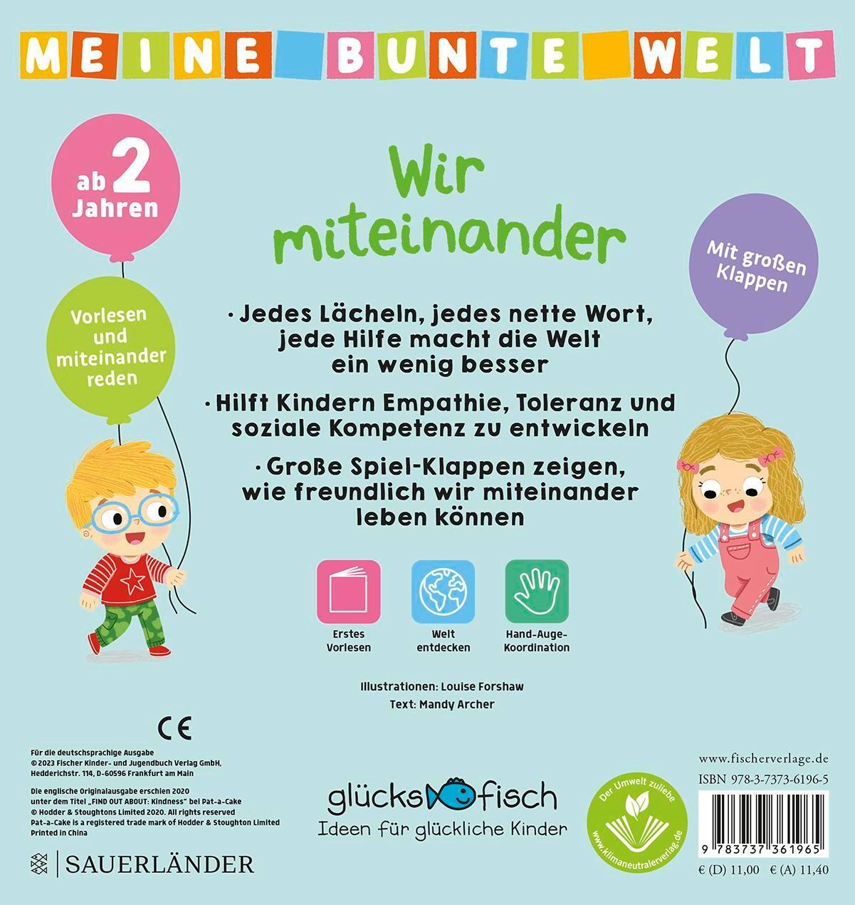 Rückseite: 9783737361965 | Glücksfisch: Meine bunte Welt: Wir miteinander | Buch | Glücksfisch