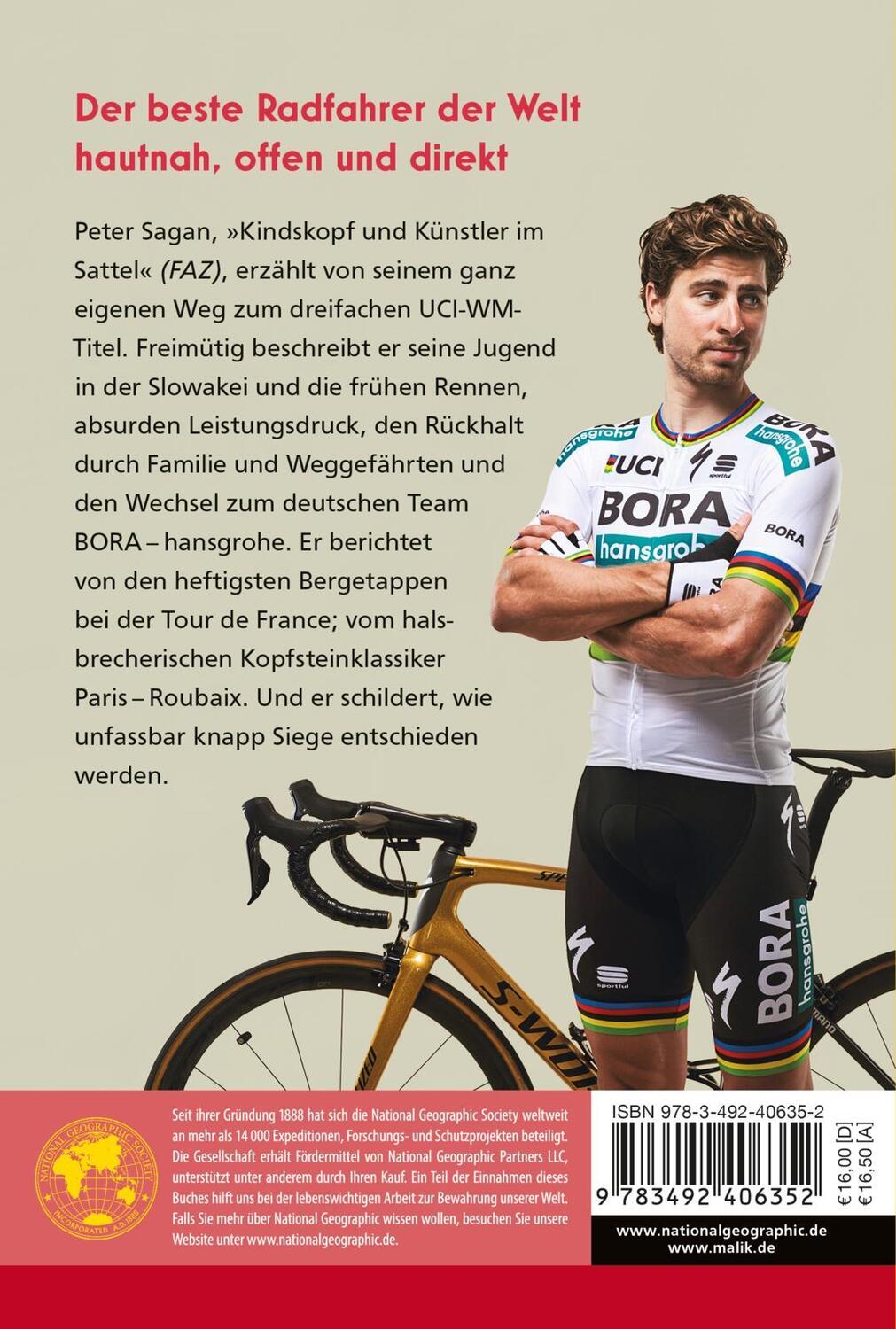 Rückseite: 9783492406352 | Meine Welt | Peter Sagan | Taschenbuch | 320 S. | Deutsch | 2020