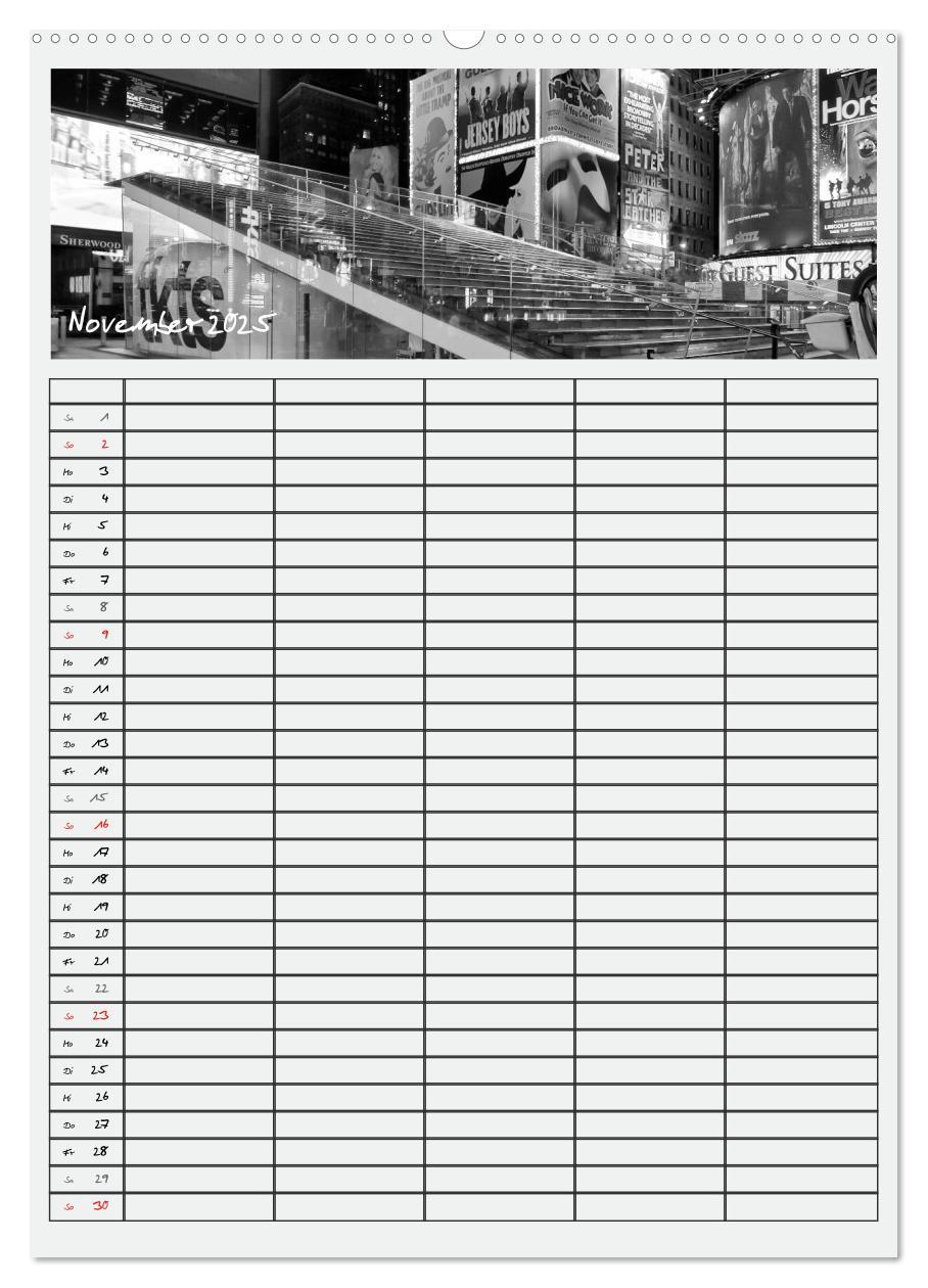 Bild: 9783457078457 | NEW YORK CITY Teamplaner (Wandkalender 2025 DIN A2 hoch), CALVENDO...