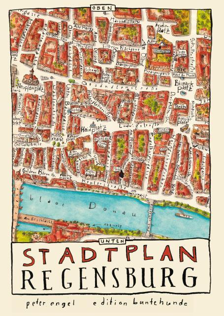 Cover: 9783947727087 | Stadtplan Regensburg | Peter Engel | (Land-)Karte | 36 S. | Deutsch