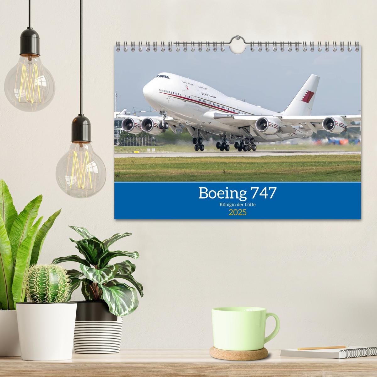 Bild: 9783435013272 | Boeing 747 Kalender (Wandkalender 2025 DIN A4 quer), CALVENDO...