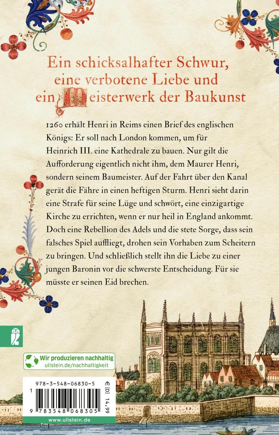 Rückseite: 9783548068305 | Die Kathedrale des Königs | Claudius Crönert | Taschenbuch | 496 S.