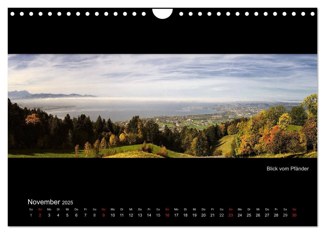 Bild: 9783435648481 | Panoramen vom Bodensee (Wandkalender 2025 DIN A4 quer), CALVENDO...