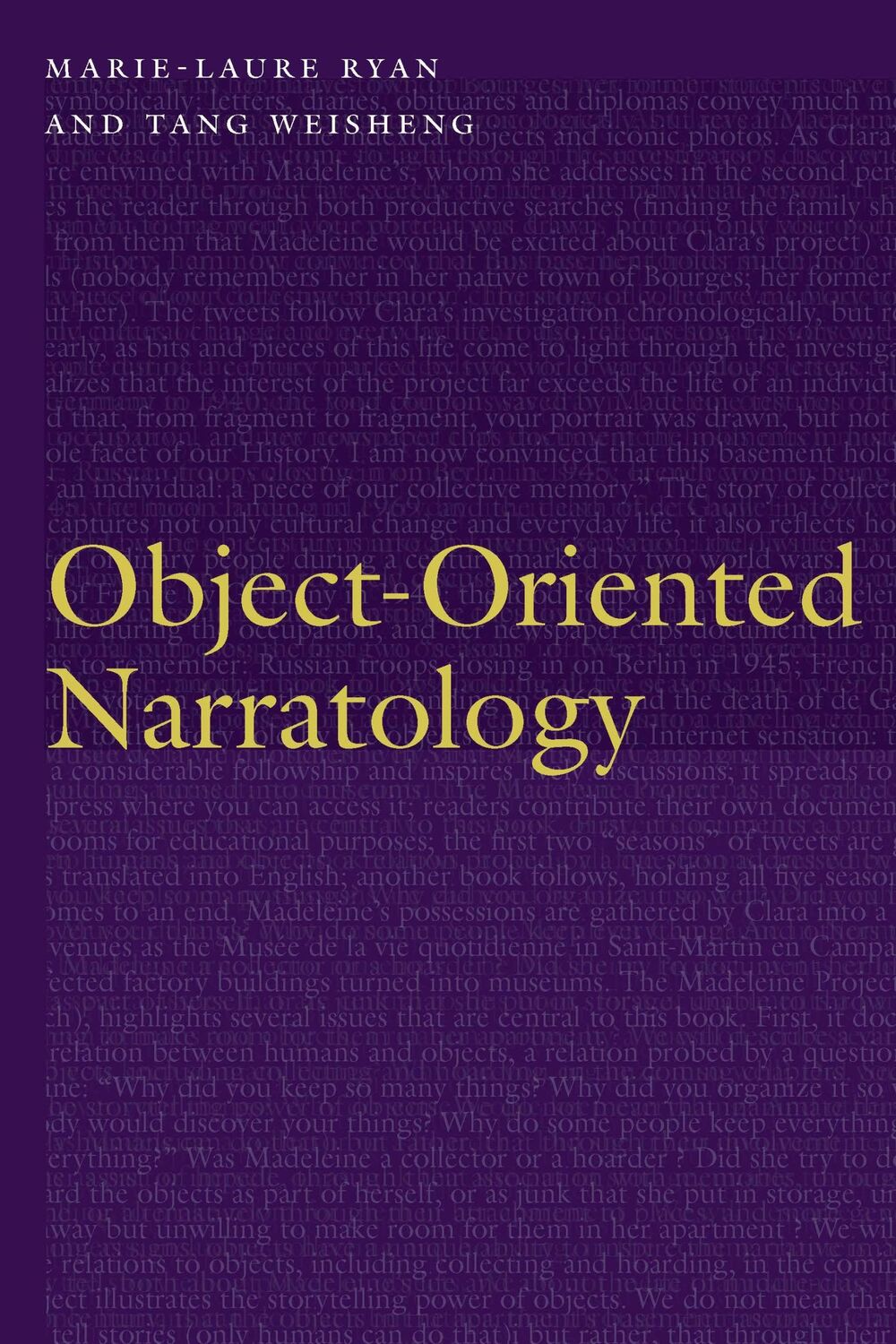 Cover: 9781496238795 | Object-Oriented Narratology | Marie-Laure Ryan (u. a.) | Buch | 2024