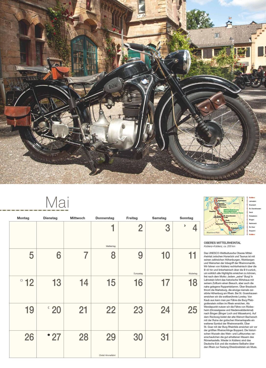 Bild: 4250809652863 | Motorräder &amp; Routen 2025 - Broschürenkalender - mit...