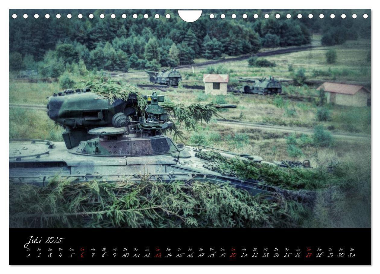 Bild: 9783435823802 | Schützenpanzer Marder (Wandkalender 2025 DIN A4 quer), CALVENDO...