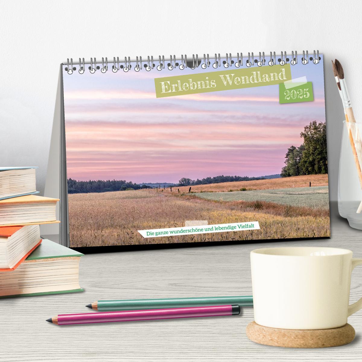 Bild: 9783383949326 | Erlebnis Wendland (Tischkalender 2025 DIN A5 quer), CALVENDO...