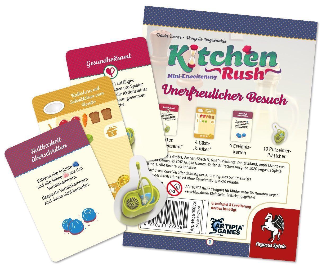 Cover: 4250231728389 | Kitchen Rush: Unerfreulicher Besuch [Mini-Erweiterung] | Spiel | 2021