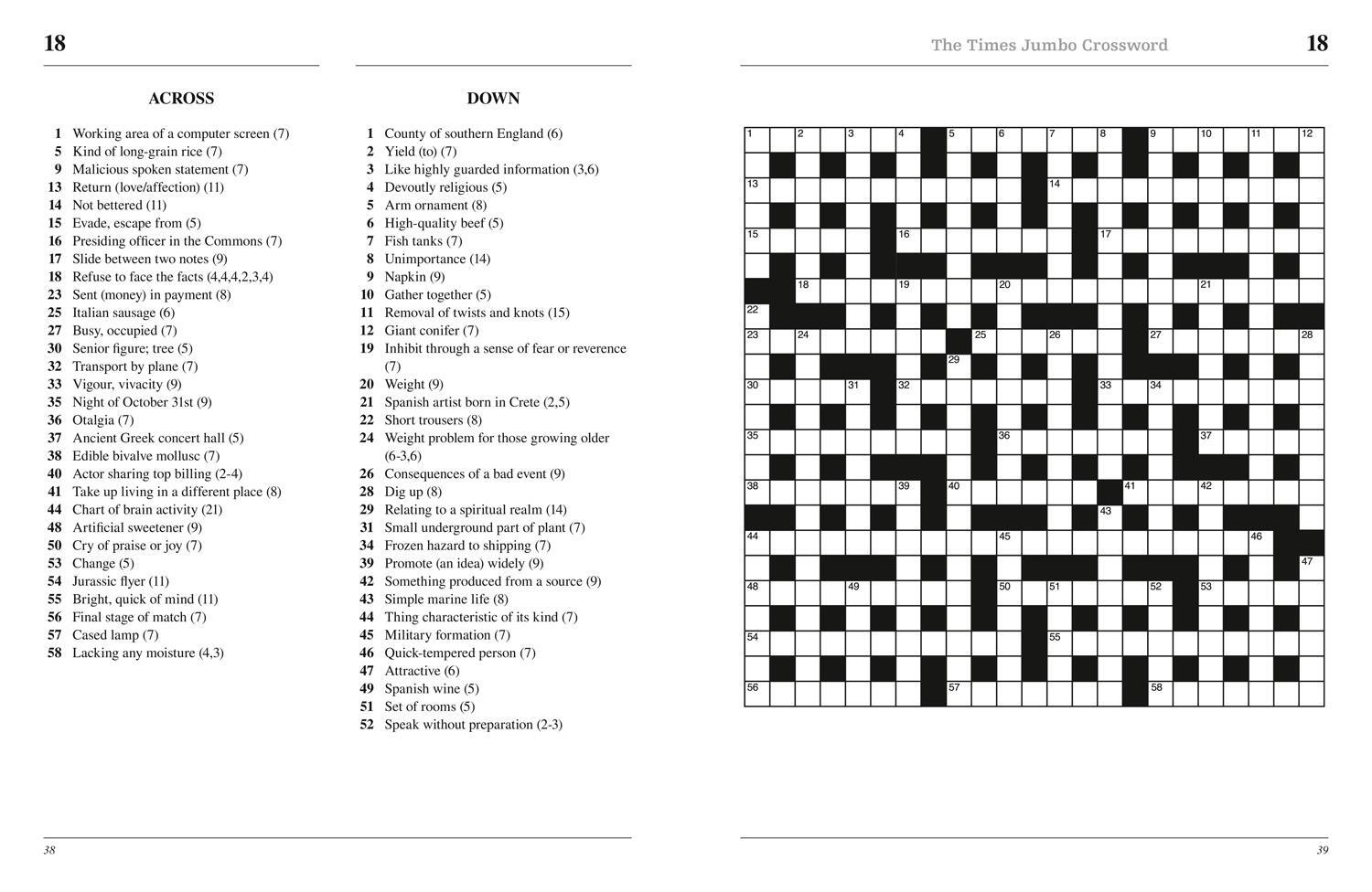 Bild: 9780008285821 | The Times 2 Jumbo Crossword Book 14 | The Times Mind Games | Buch