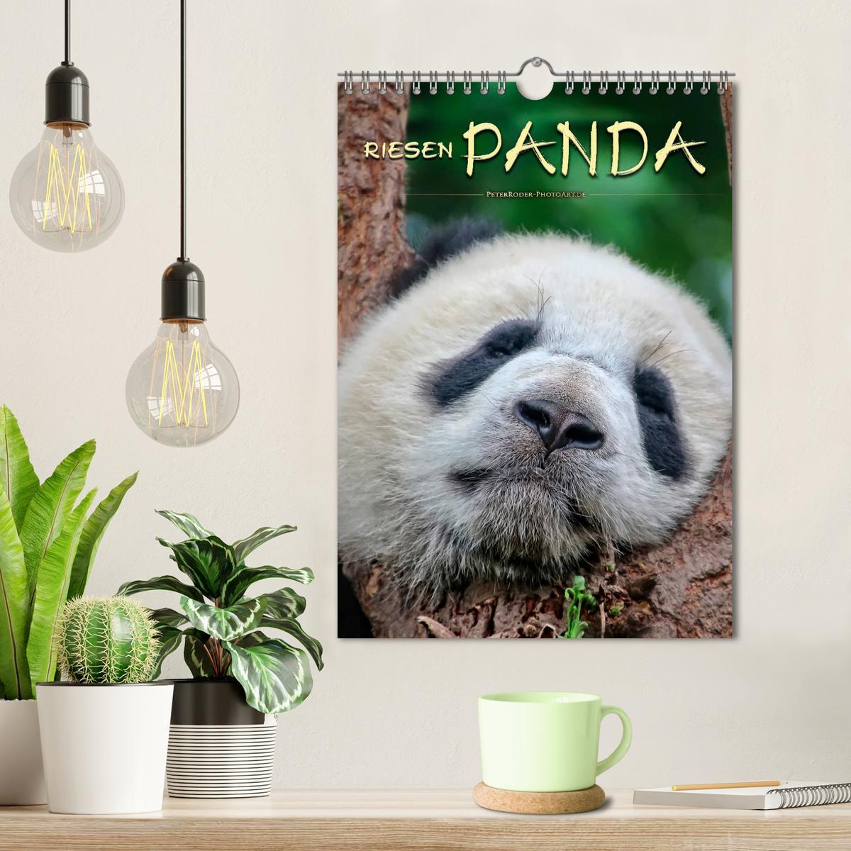 Bild: 9783435987658 | Riesenpanda (Wandkalender 2025 DIN A4 hoch), CALVENDO Monatskalender