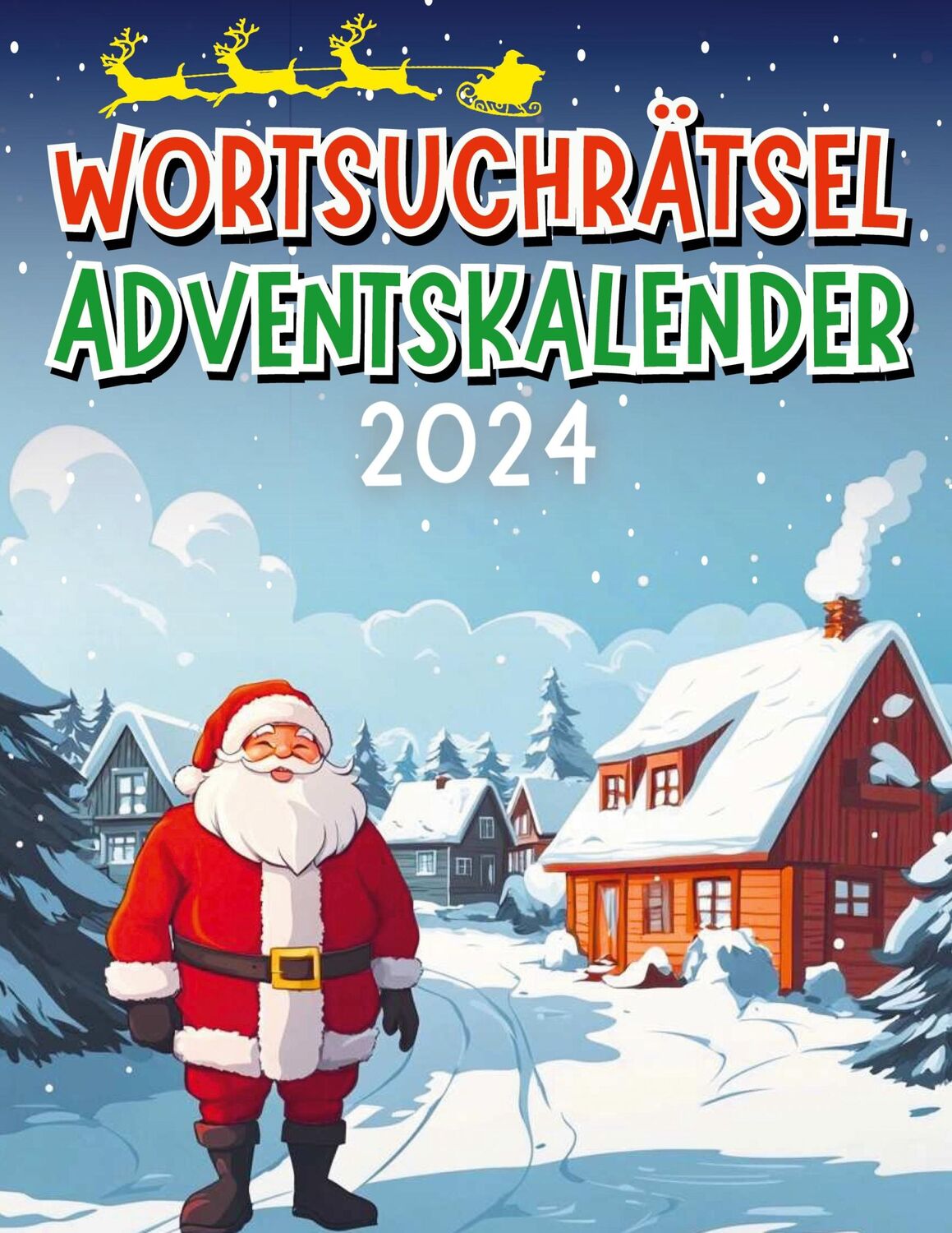 Cover: 9783759787606 | Wortsuchrätsel Adventskalender 2024 | Rätselkönig Verlag | Taschenbuch