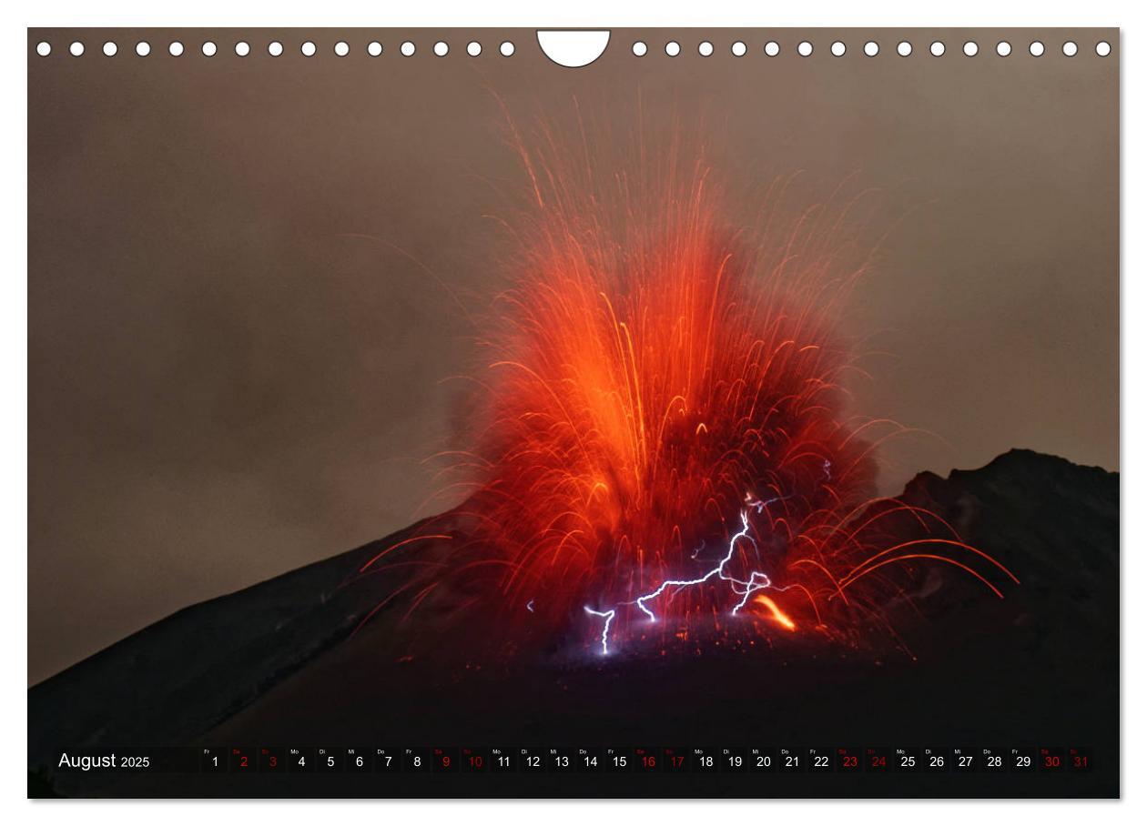 Bild: 9783435436330 | Vulkane - Magma, Lava, Eruptionen (Wandkalender 2025 DIN A4 quer),...