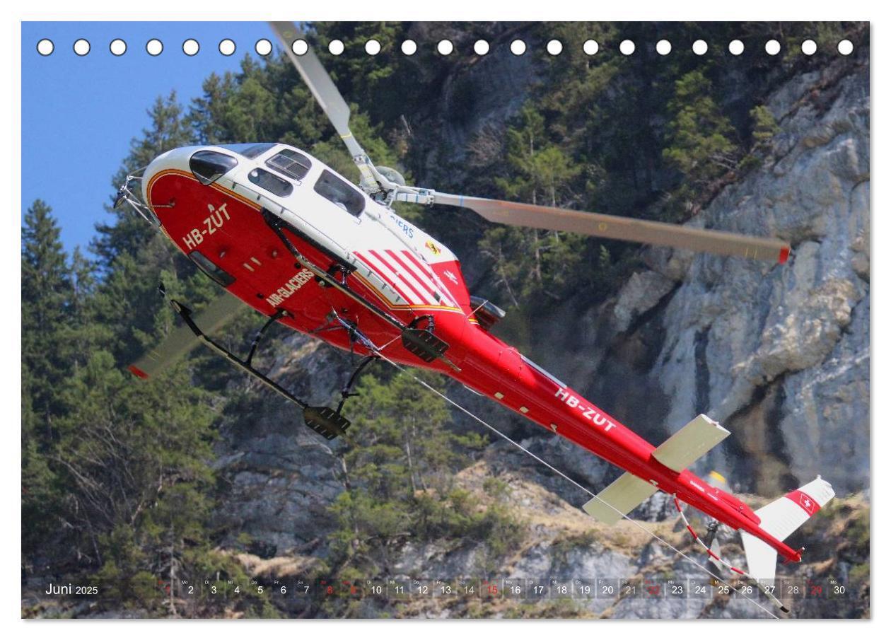 Bild: 9783435633708 | Helikopter in der Luft (Tischkalender 2025 DIN A5 quer), CALVENDO...