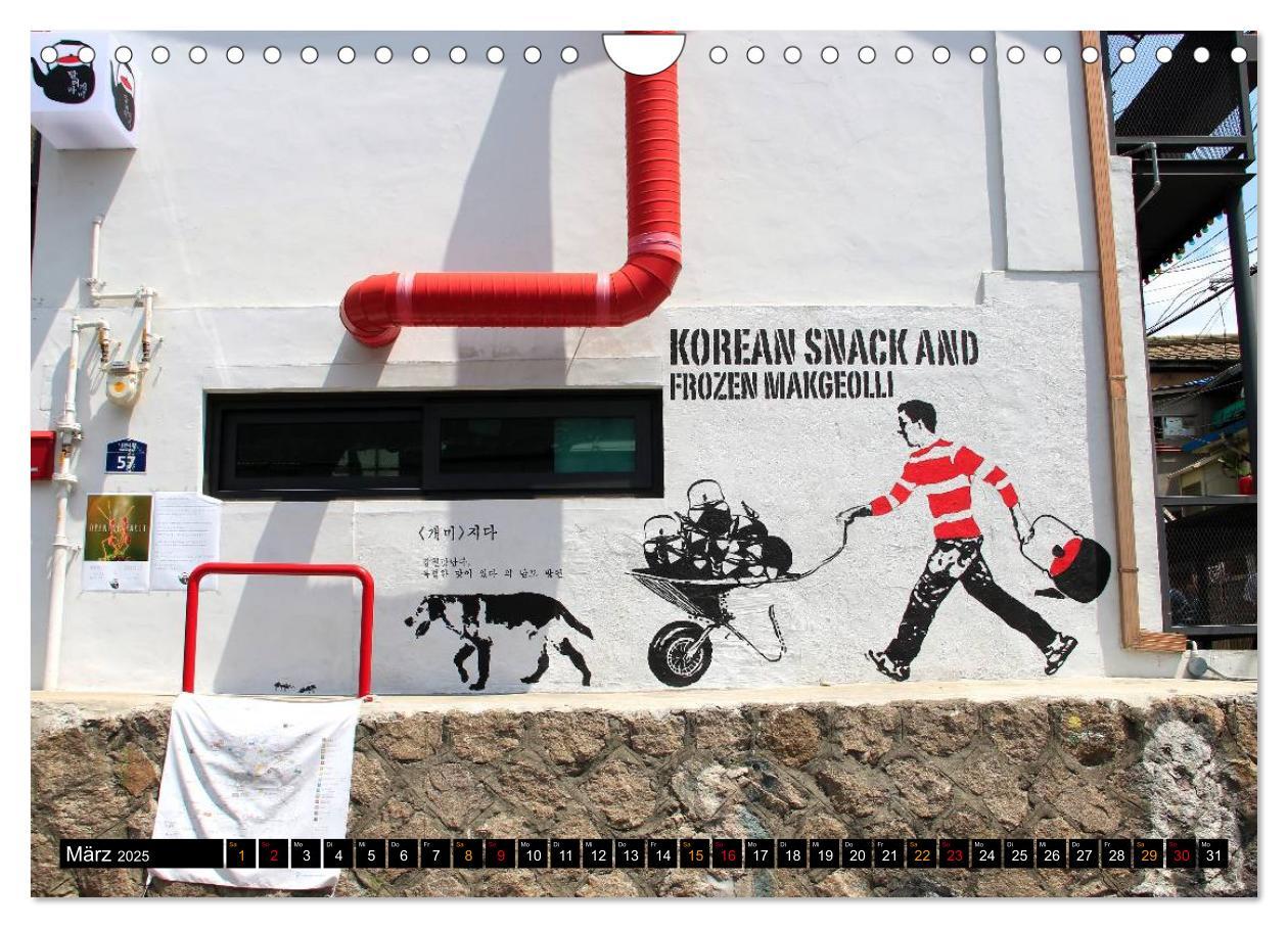 Bild: 9783435690251 | Street Art Seoul (Wandkalender 2025 DIN A4 quer), CALVENDO...