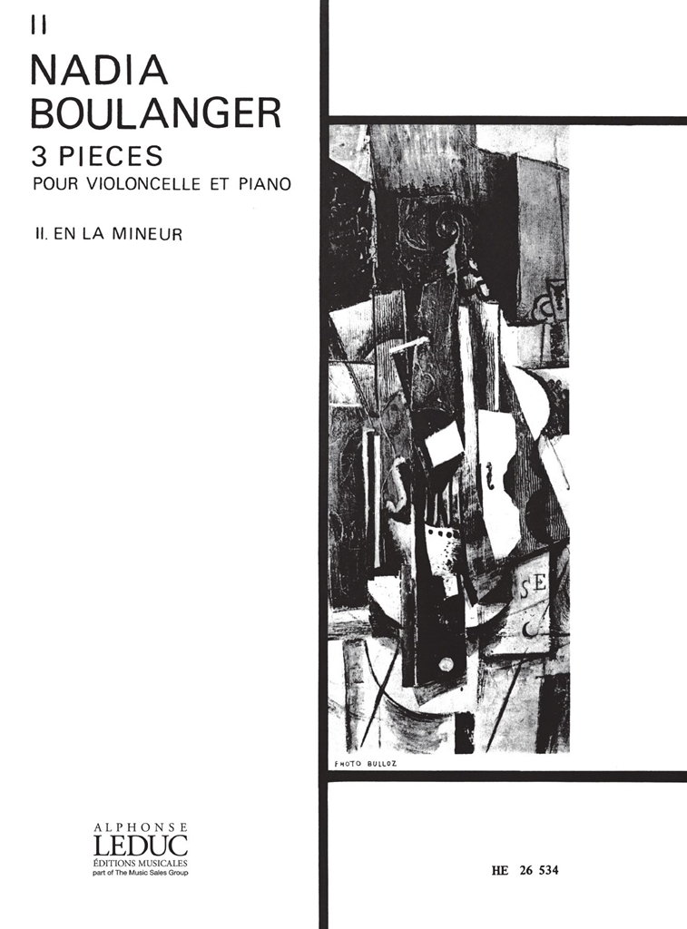 Cover: 9790047265340 | 3 Pièces - No.2 pour violoncelle et piano | Nadia Boulanger | Buch