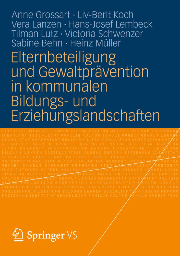 Cover: 9783531197487 | Elternbeteiligung und Gewaltprävention in kommunalen Bildungs- und...