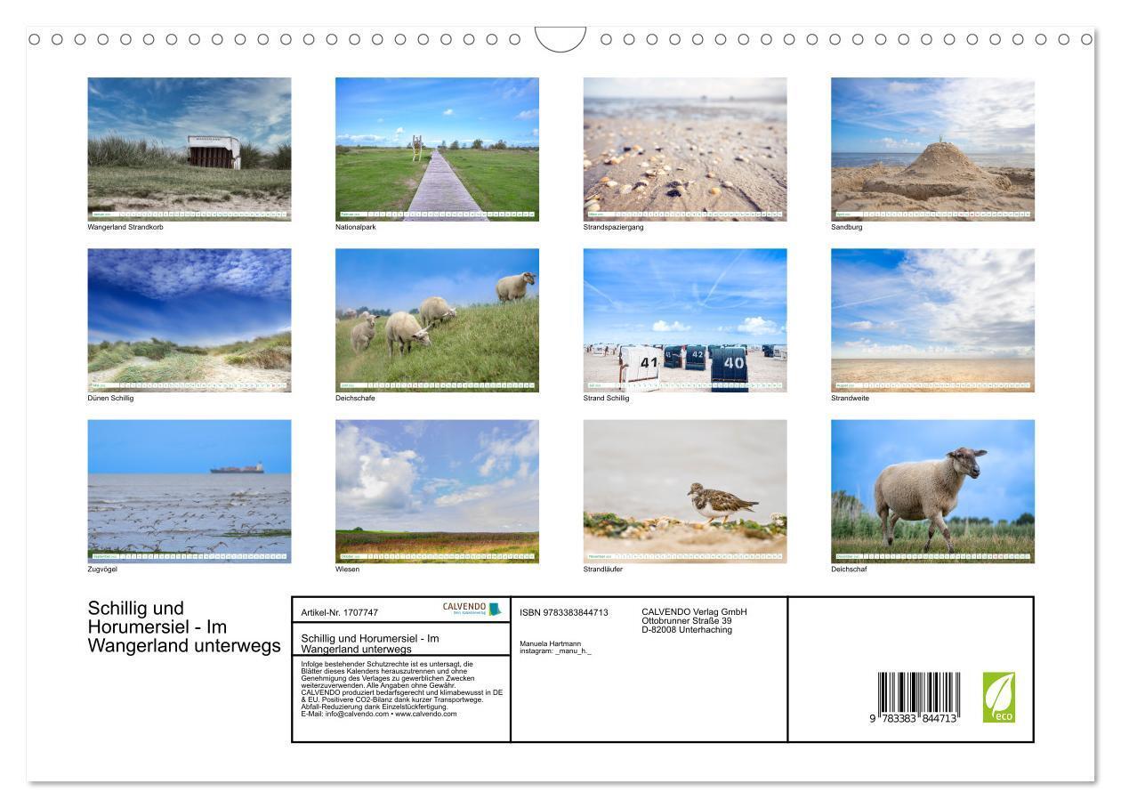 Bild: 9783383844713 | Schillig und Horumersiel - Im Wangerland unterwegs (Wandkalender...