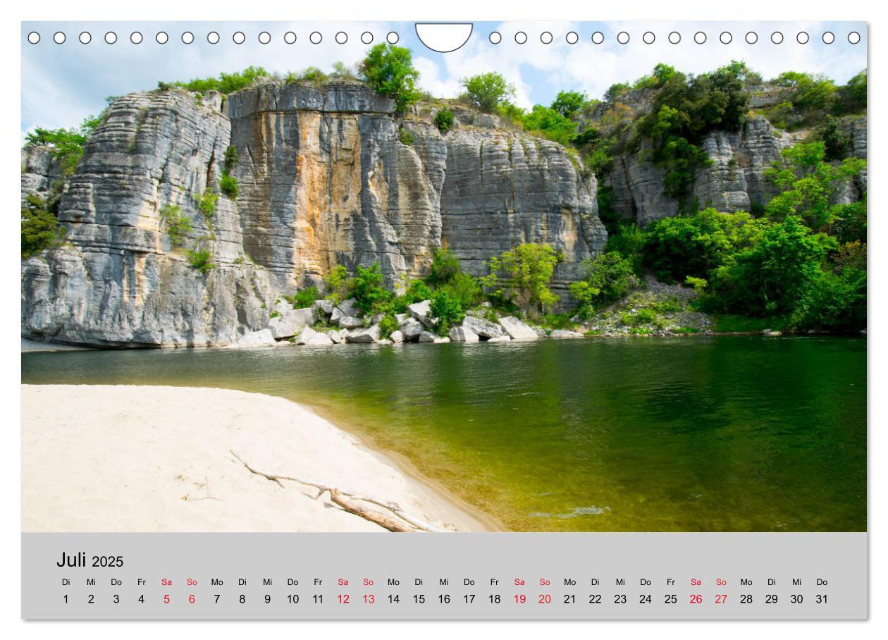 Bild: 9783435237630 | Bezaubernde Ardèche (Wandkalender 2025 DIN A4 quer), CALVENDO...