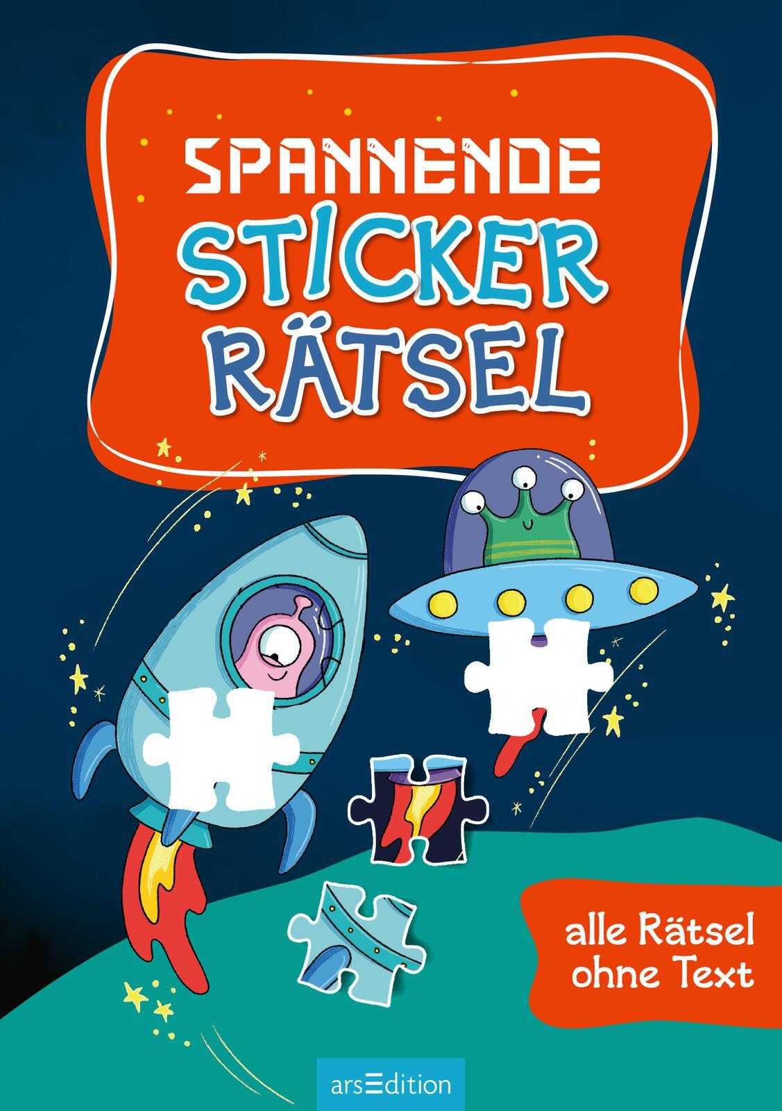 Bild: 9783845856124 | Spannende Sticker-Rätsel | Alle Rätsel ohne Text | Sandy Thißen | Buch