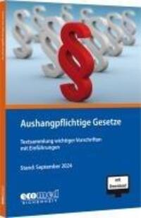 Cover: 9783609687025 | Aushangpflichtige Gesetze | Joachim Schwede | Bundle | 1 Taschenbuch