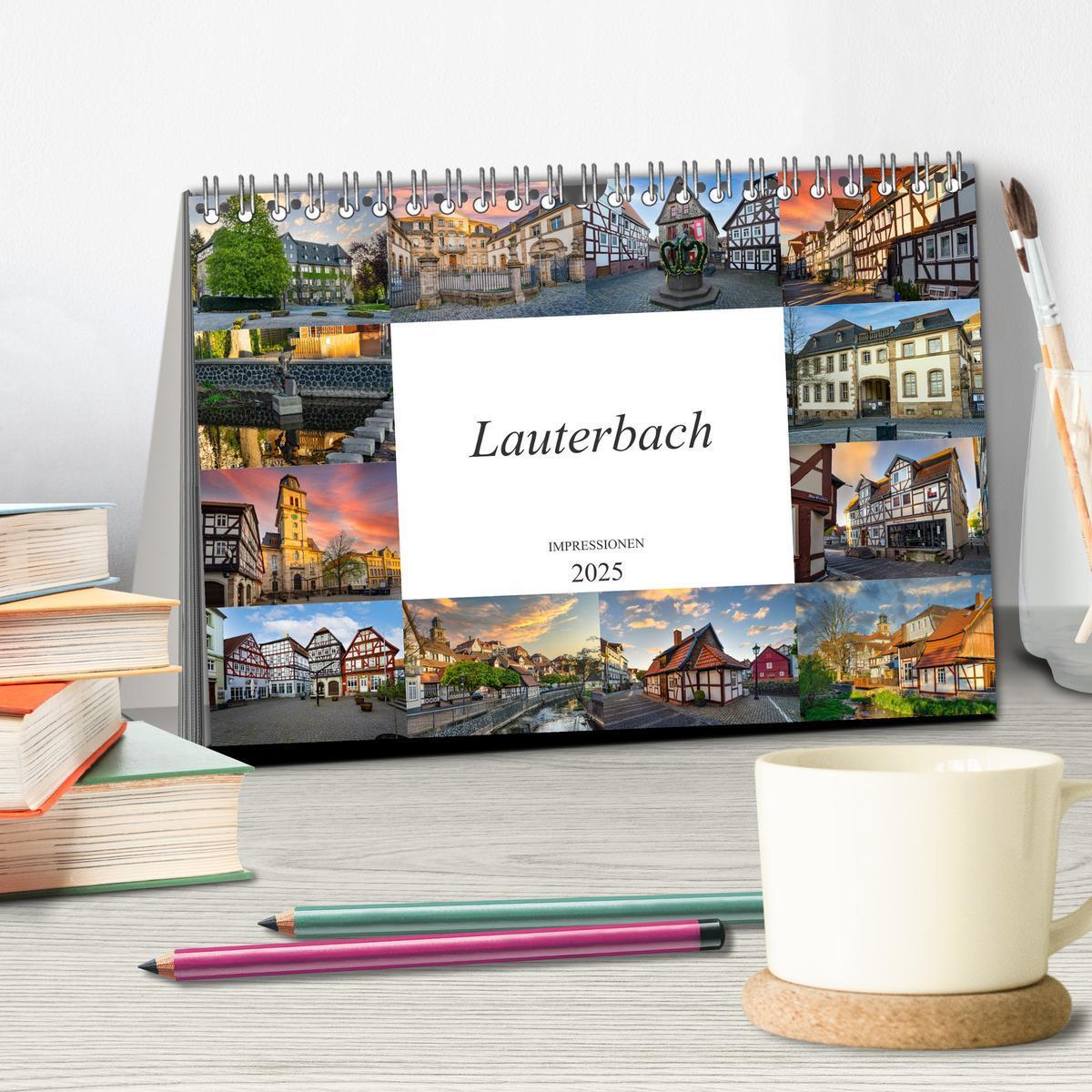 Bild: 9783435025091 | Lauterbach Impressionen (Tischkalender 2025 DIN A5 quer), CALVENDO...