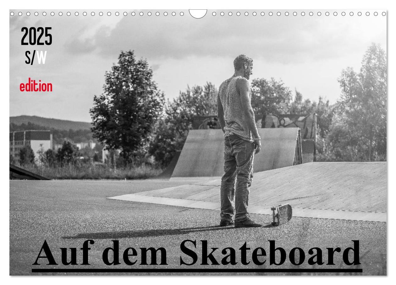 Cover: 9783435657766 | Auf dem Skateboard (Wandkalender 2025 DIN A3 quer), CALVENDO...