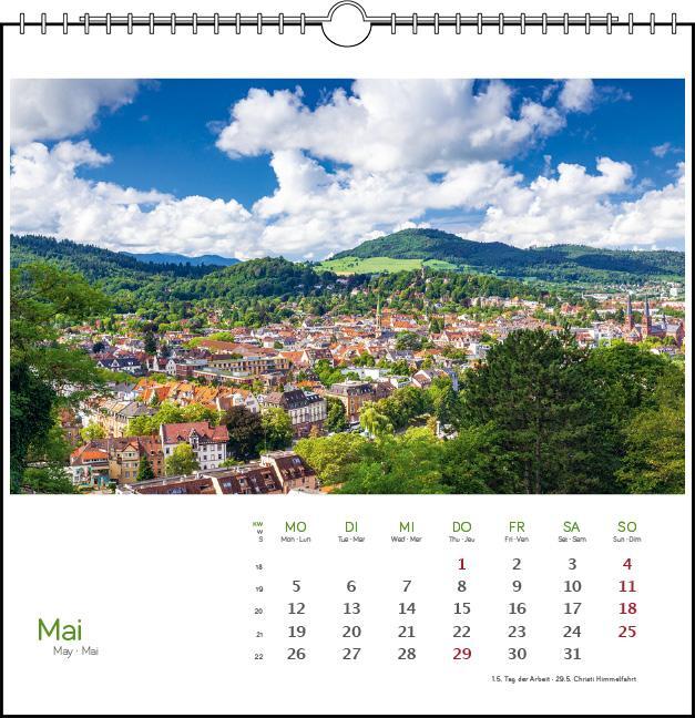 Bild: 9783861924142 | Freiburg 2025 | Postkarten-Tischkalender | Clemens Emmler | Kalender