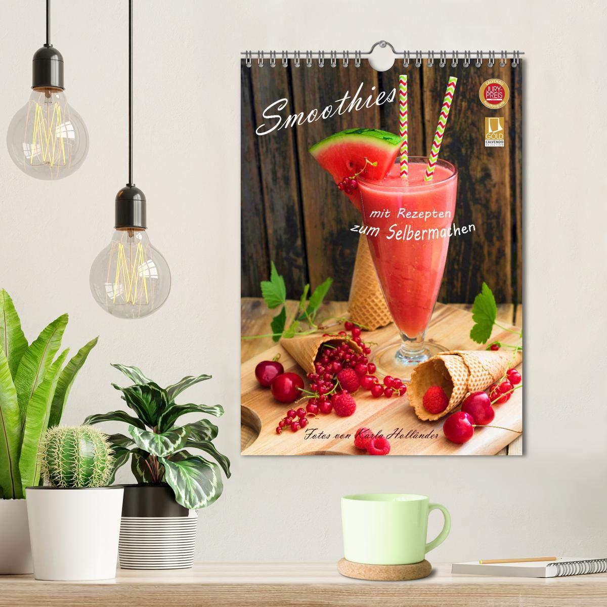 Bild: 9783435985890 | Smoothies zum Selbermachen (Wandkalender 2025 DIN A4 hoch),...