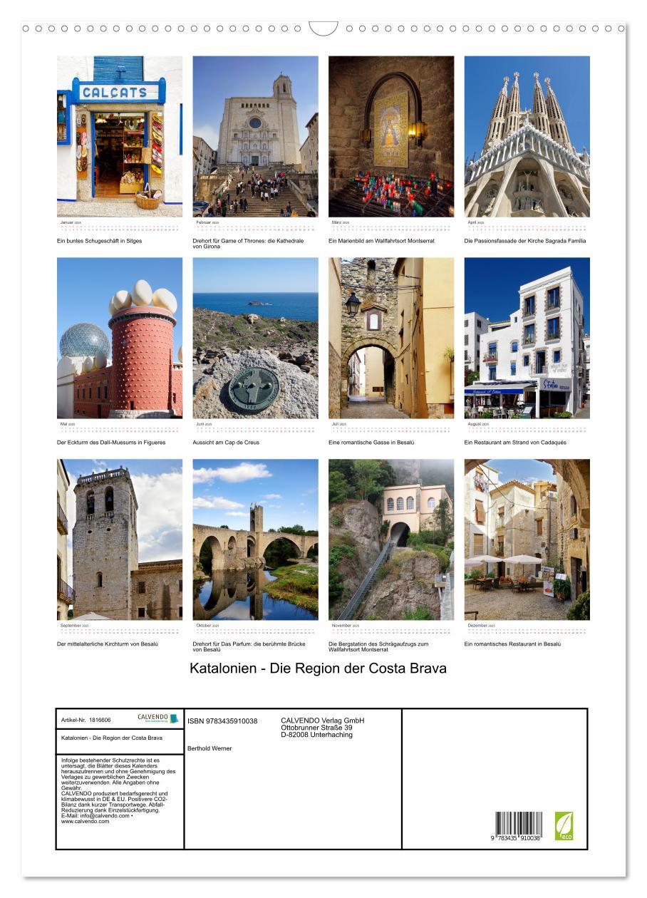 Bild: 9783435910038 | Katalonien - Die Region der Costa Brava (Wandkalender 2025 DIN A2...