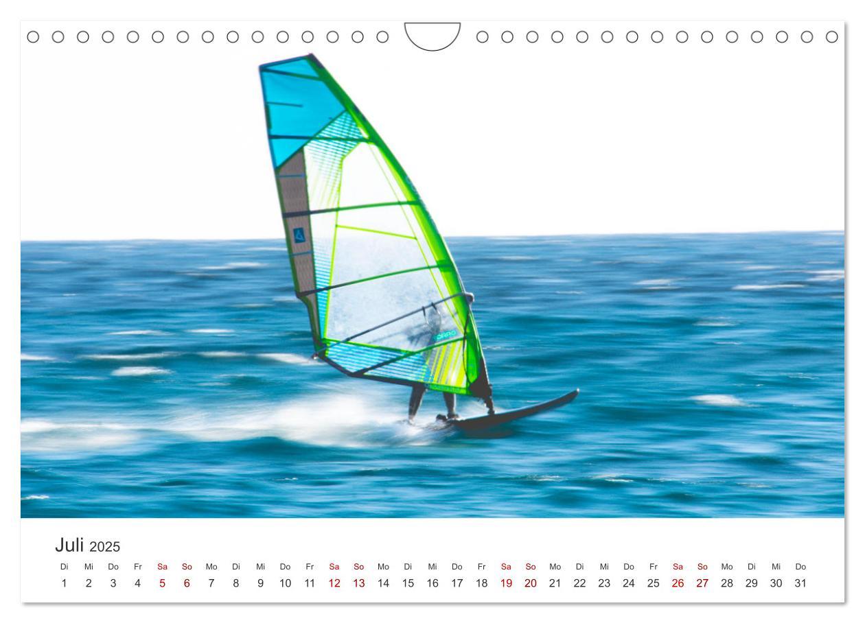 Bild: 9783383927898 | Windsurfen - Wellen und Wind (Wandkalender 2025 DIN A4 quer),...