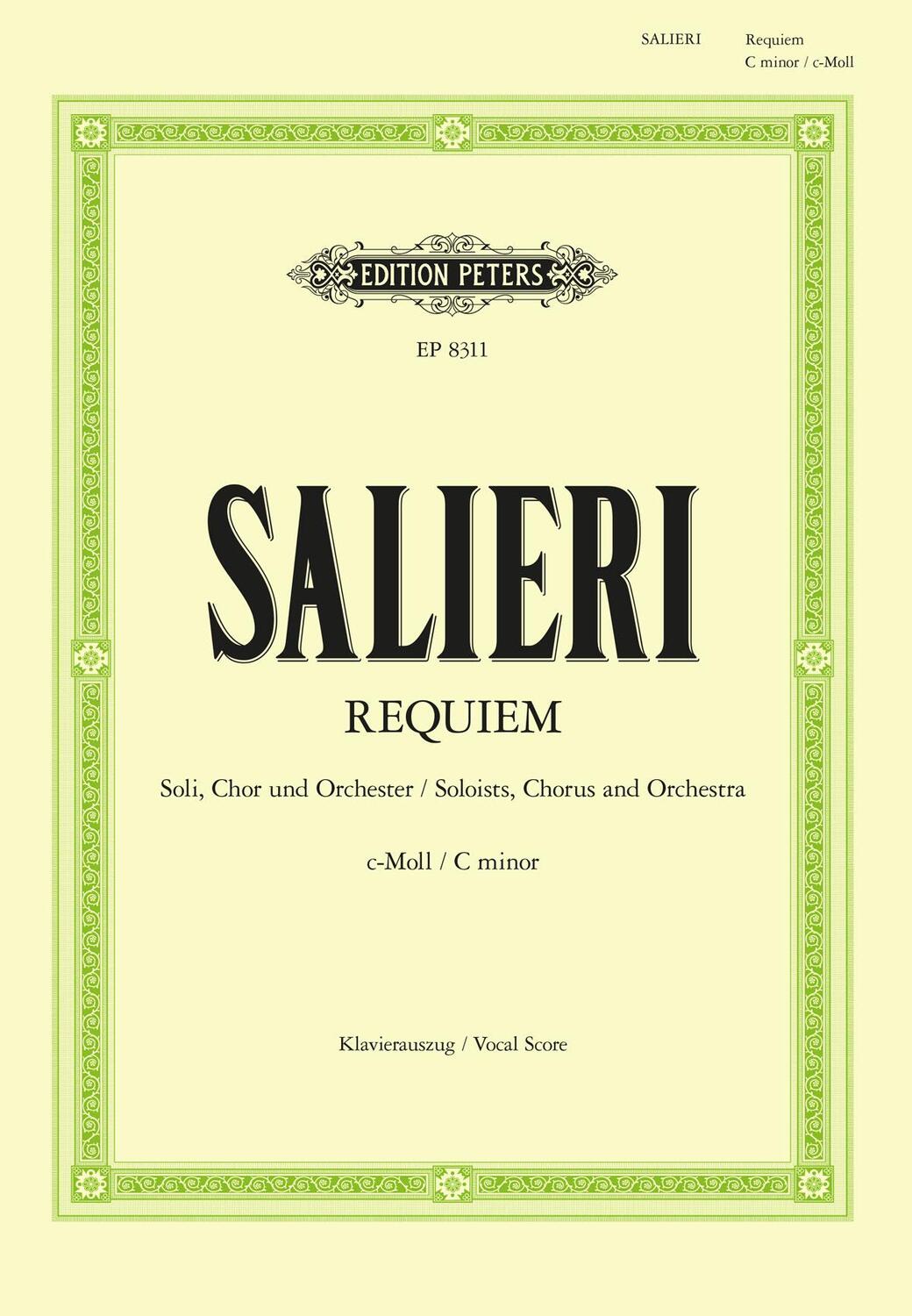 Cover: 9790014064617 | Requiem in C Minor (Latin) | For 4 Soli, Mixed Choir and Orchestra