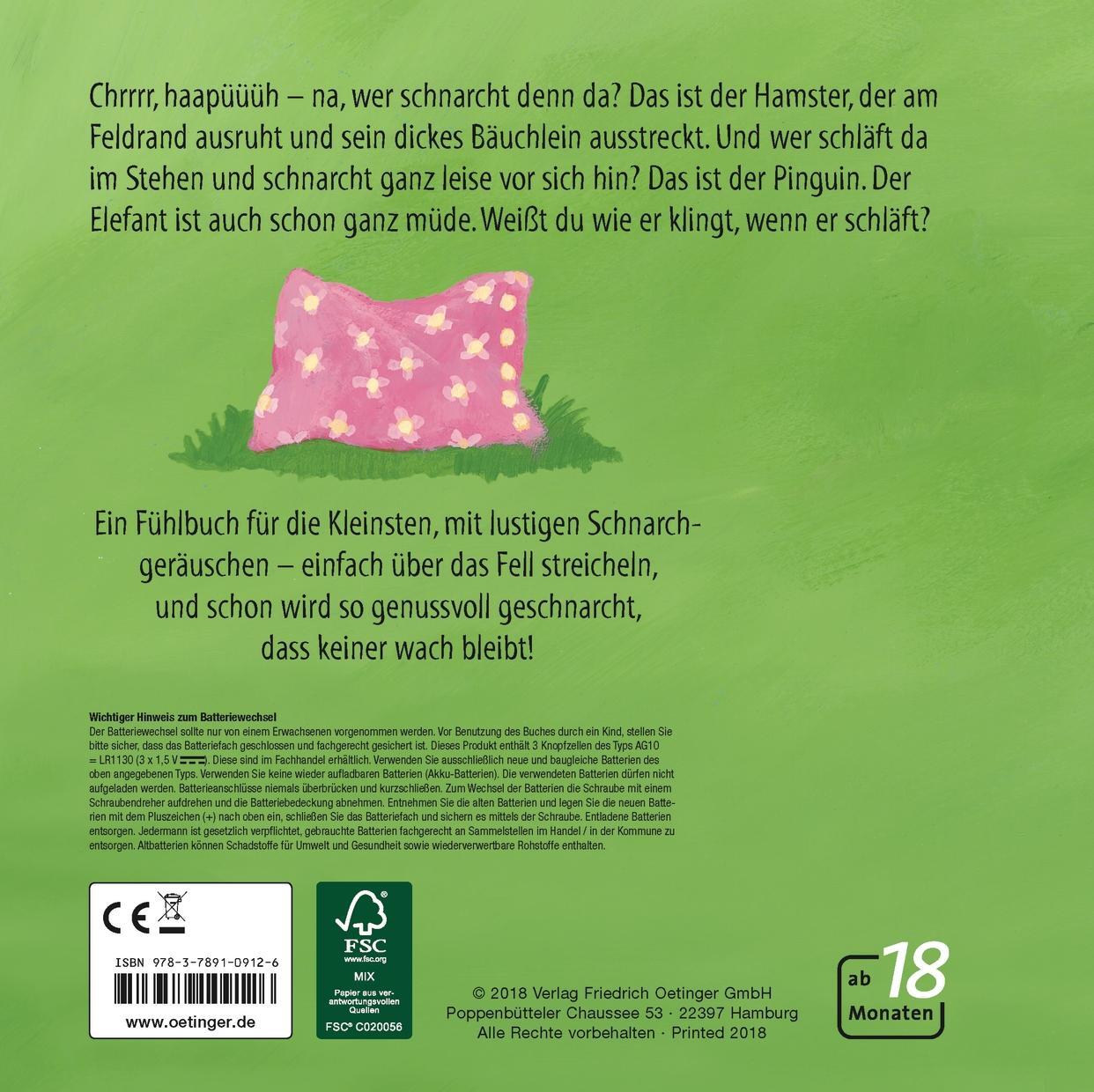 Rückseite: 9783789109126 | Streichle mich, dann schnarche ich! | Susan Niessen | Buch | 12 S.