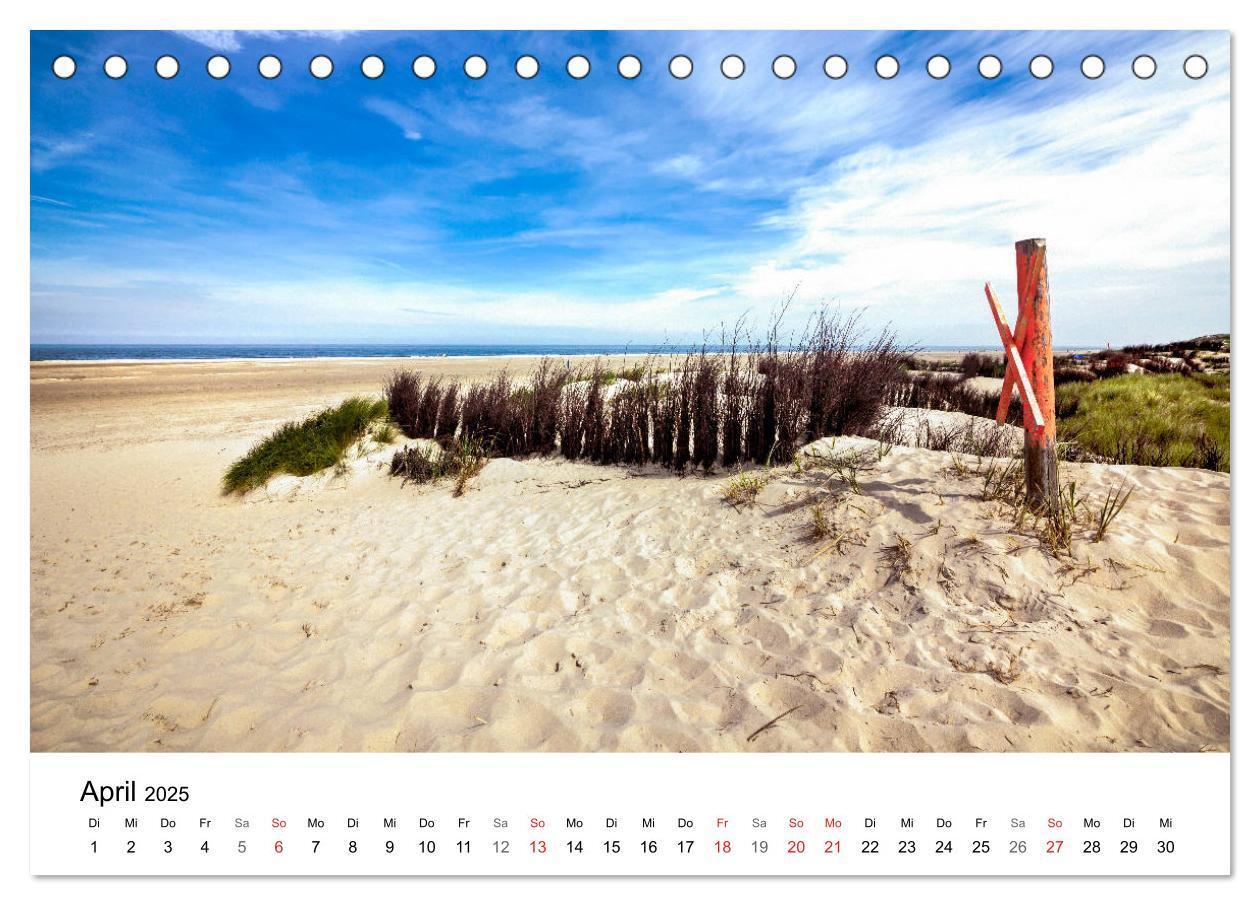 Bild: 9783435493739 | Borkum - Inselblicke (Tischkalender 2025 DIN A5 quer), CALVENDO...