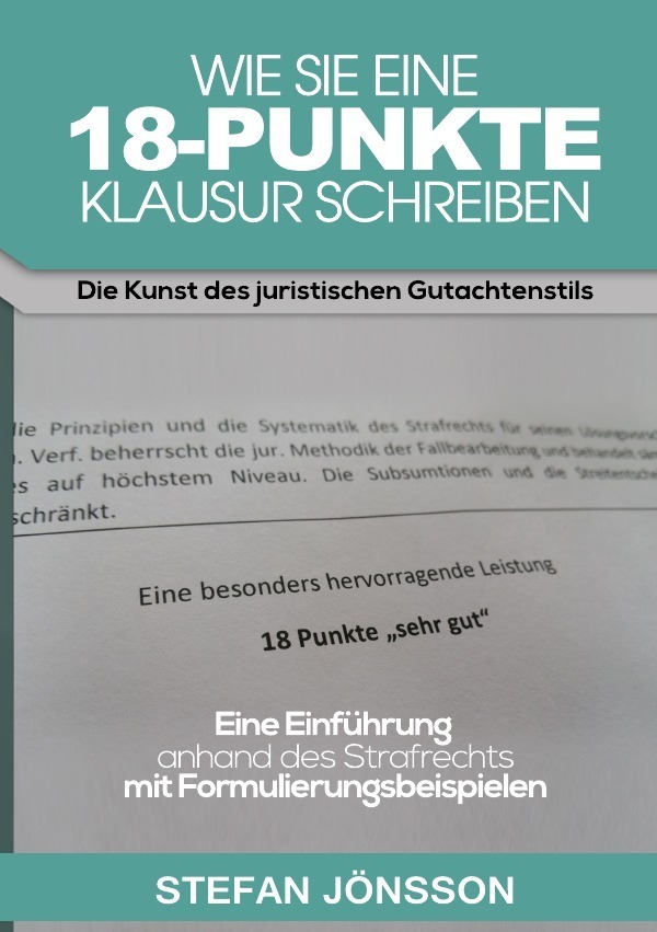 Cover: 9783741841927 | Wie Sie eine 18-Punkte-Klausur schreiben | Stefan Jönsson | Buch