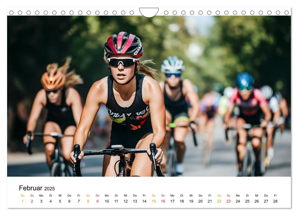 Bild: 9783457226377 | Triathlon Power (Wandkalender 2025 DIN A4 quer), CALVENDO...