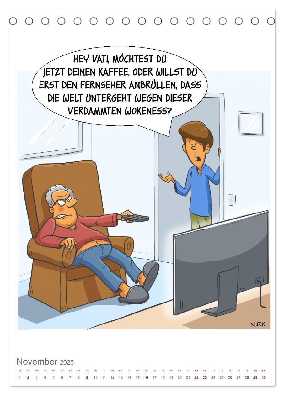 Bild: 9783383813238 | Okay, Boomer - Cartoons (Tischkalender 2025 DIN A5 hoch), CALVENDO...