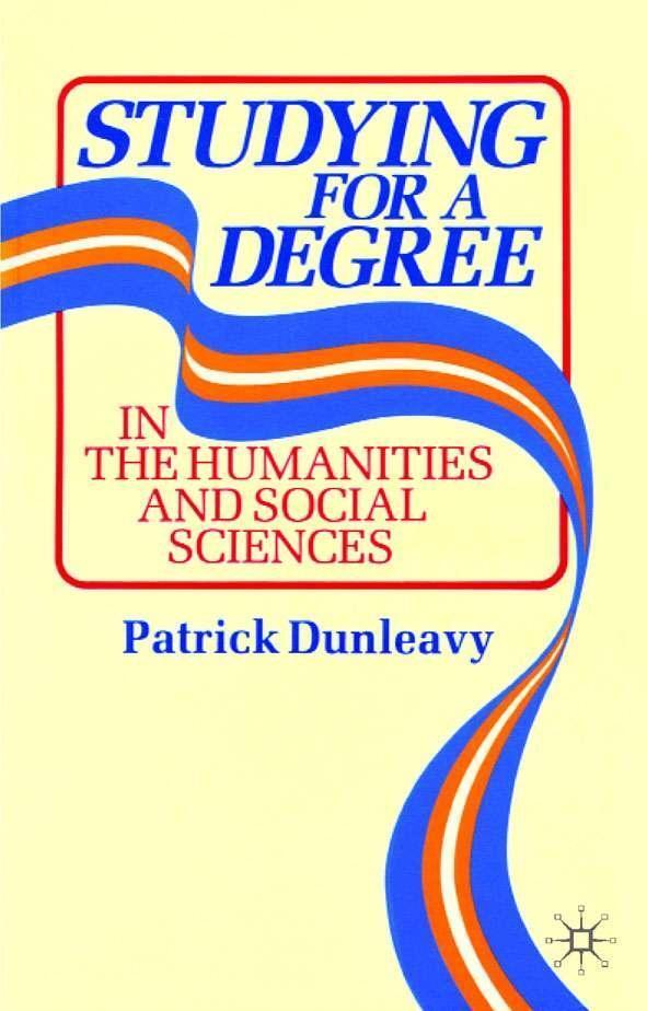 Cover: 9780333418420 | Studying for a Degree | In the Humanities and Social Sciences | Buch