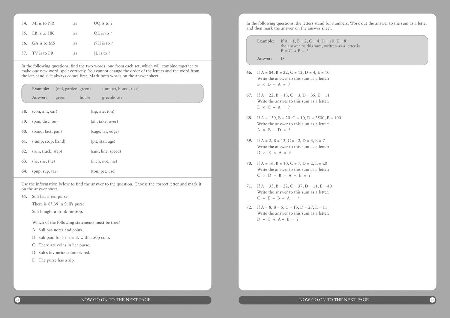 Bild: 9781844198399 | 11+ Verbal Reasoning Practice Papers Book 1 | Alison Primrose (u. a.)